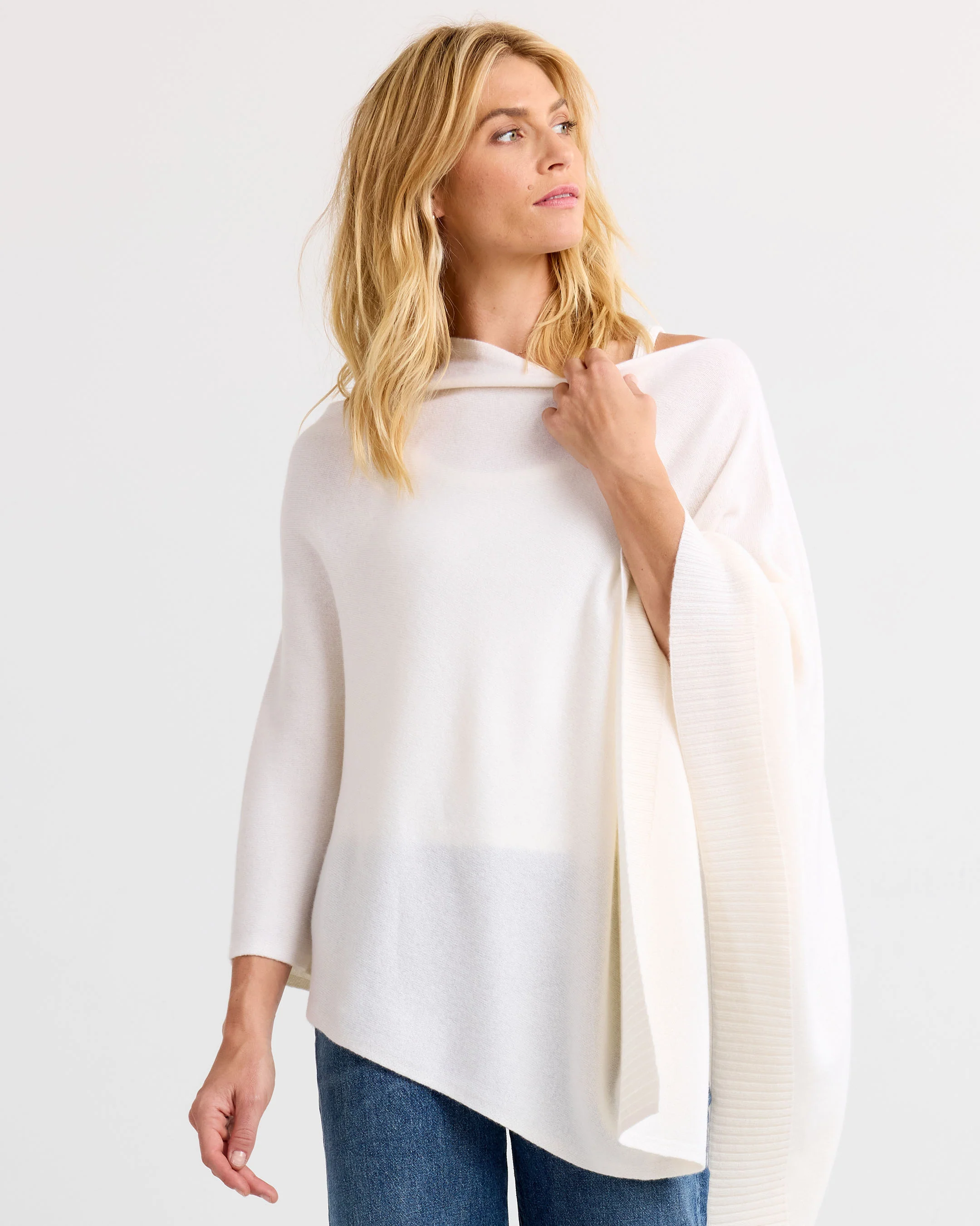 Cashmere Poncho - Image 3