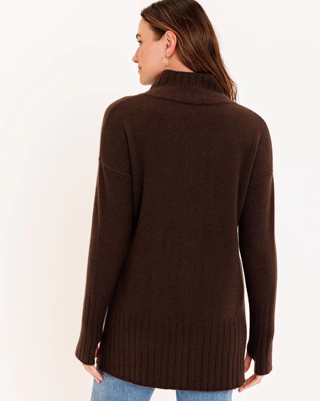 Cashmere Zip Up Cardigan - Image 8